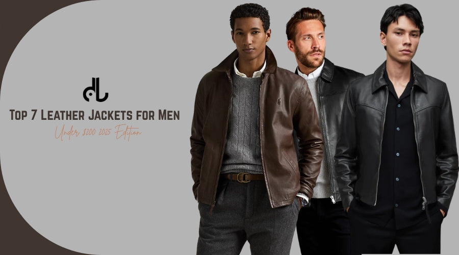 Top 7 Leather Jackets for Men Under $200 2025 Edition