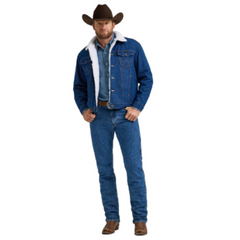 Wrangler Western Sherpa Denim Jacket For Men