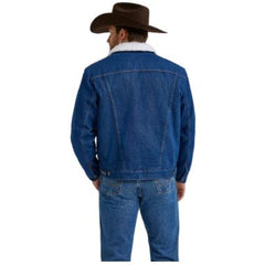 Wrangler Western Sherpa Denim Jacket For Men