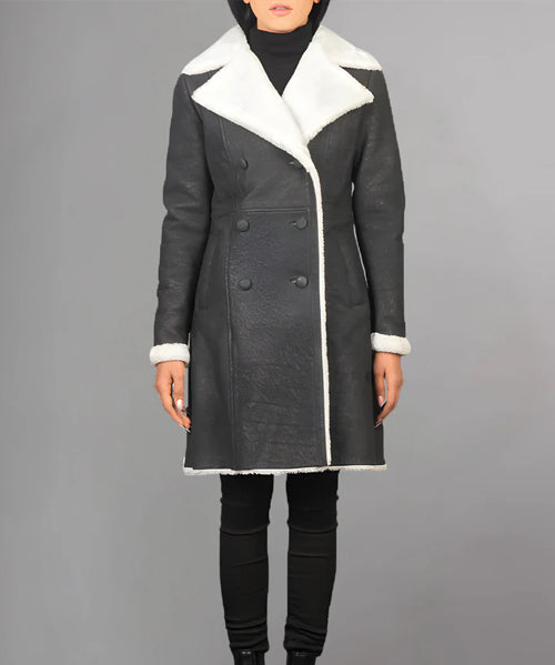 Black-Dignity-Double-Breasted-Shearling-Coat