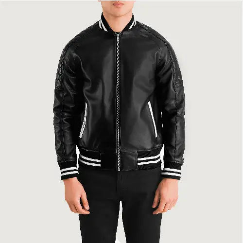 Black Dignity Varsity Jacket men