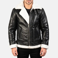 Black & White Men’s Winter bomber Jacket
