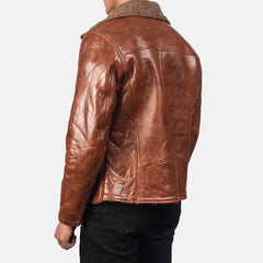 Brown Alberto Shearling Fur Jacket