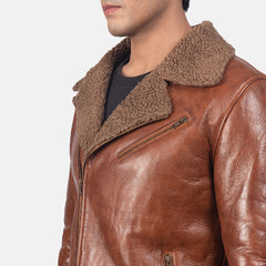 Brown Alberto Shearling Fur Jacket