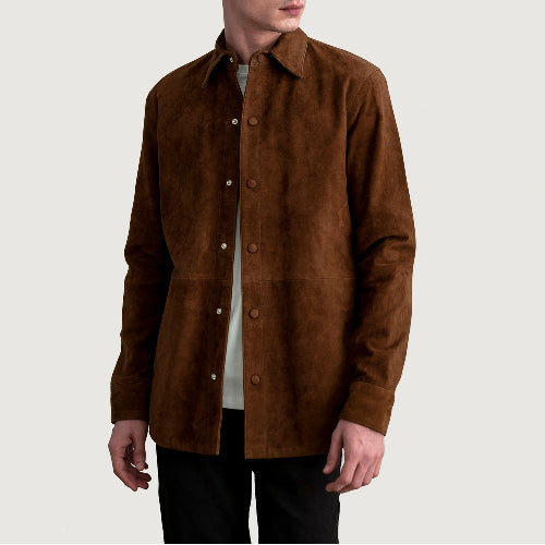 Brown Haven Leathear Suede Jacket