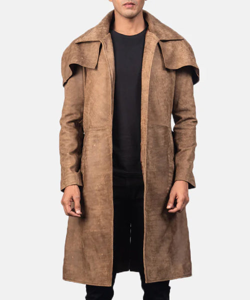Brown-leather-coat-for-men