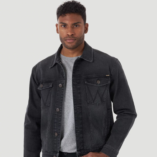 Men's Classic Denim Trucker Jacket (1)