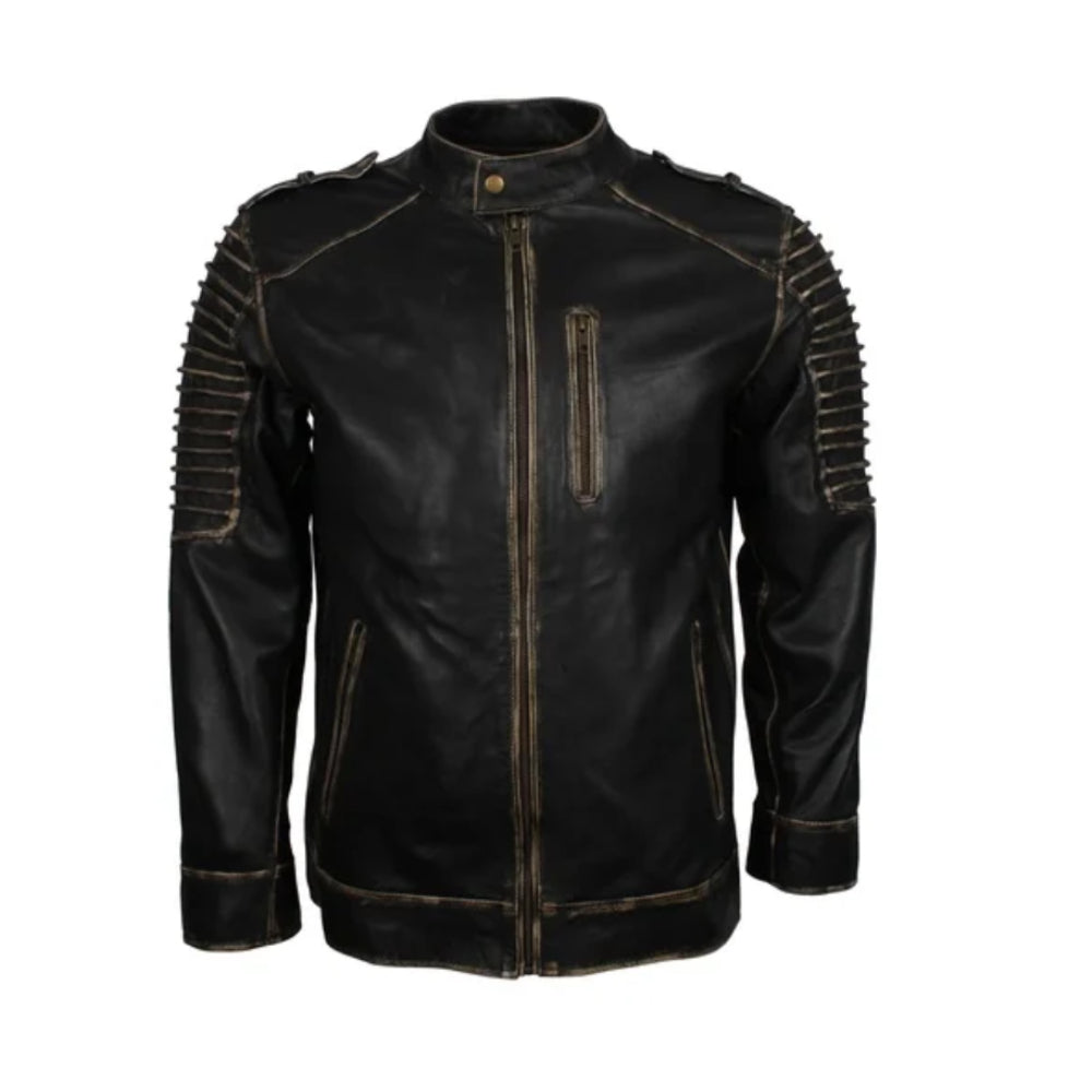 Mens Stylish Halloween Leather Jacket