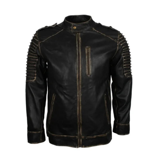 Mens Stylish Halloween Leather Jacket