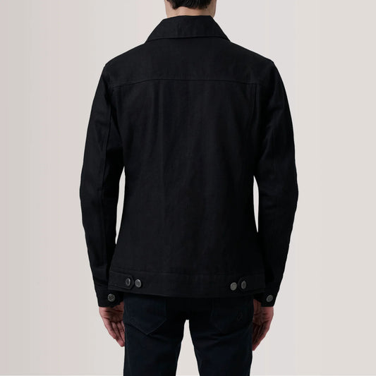 New Activewear Conard Black Denim Trucker Jacket