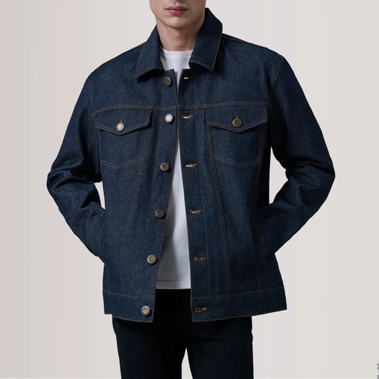 New Latest Conard Indigo Blue Denim Trucker Jacket