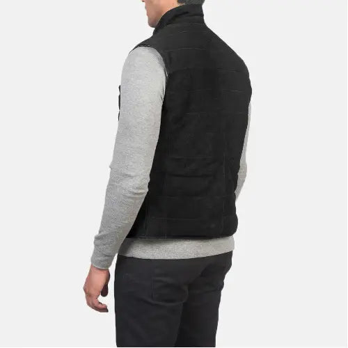 Tony Black Vest For Men