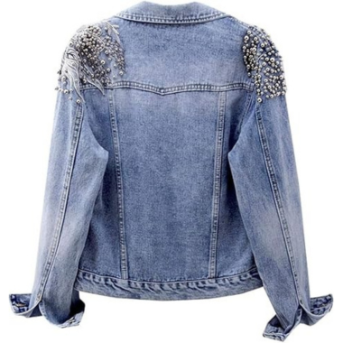 Kedera Rivet  Pearl Short Coat For Women
