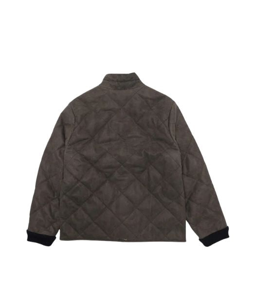 Chrome Hearts Leather Quilted Puffer Jacket