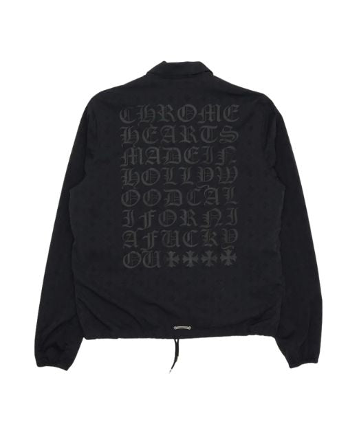 Chrome Hearts Eyechart Logo Monogram Coach Jacket