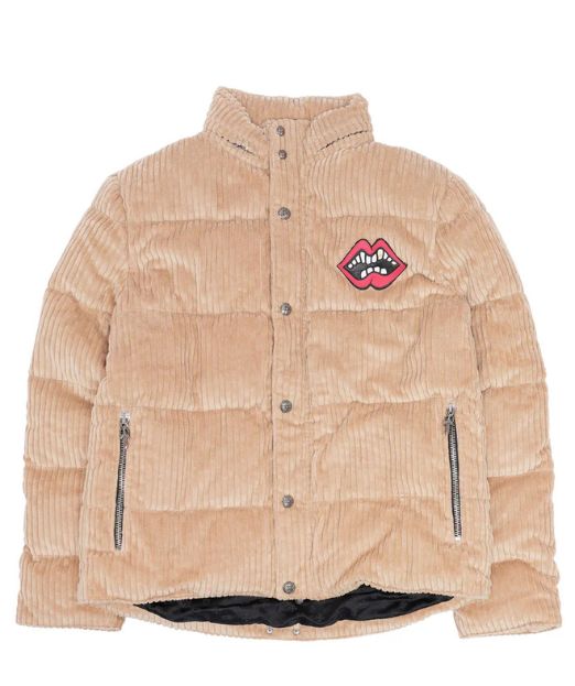 Chrome Hearts Corduroy Puffer Jacket