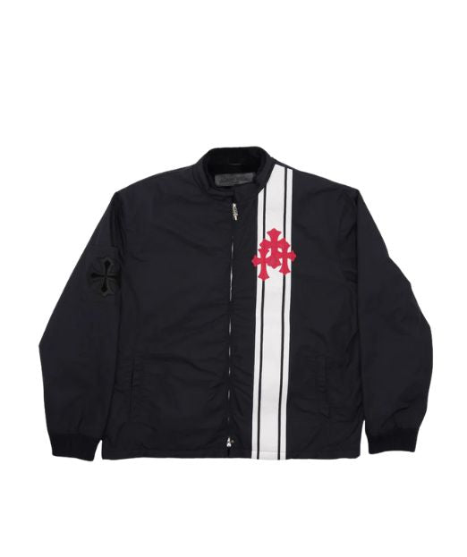Chrome Hearts Faux Fur Lined Cobra Cross Jacket