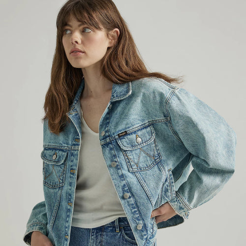 Women's Girlfriend Denim Jacket (1)
