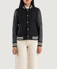 black-leather-women’s-varsity-jacket