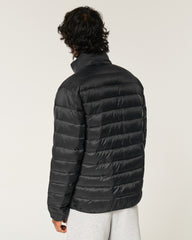 Zip-Up Puffer Jacket for Men