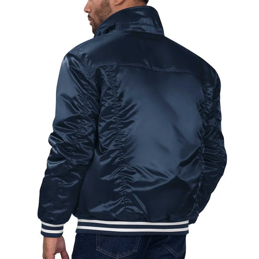 Men’s Astros Starter x Levi’s Navy Full-Snap Trucker Jacket