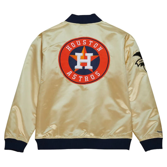 Men’s Houston Astros Mitchell & Ness Gold OG 2.0 Jacket