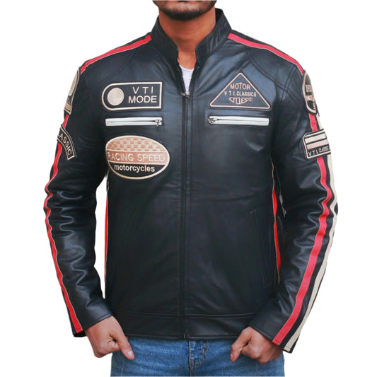 Men's Dignity Leather Motorcycle Jacket